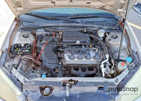 2004 Honda Civic Lx из США, поврежденный, VIN 1HGEM22534L035765